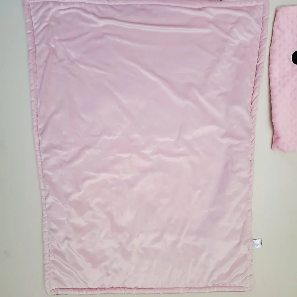 Blanket set Minnie Mouse plush pink